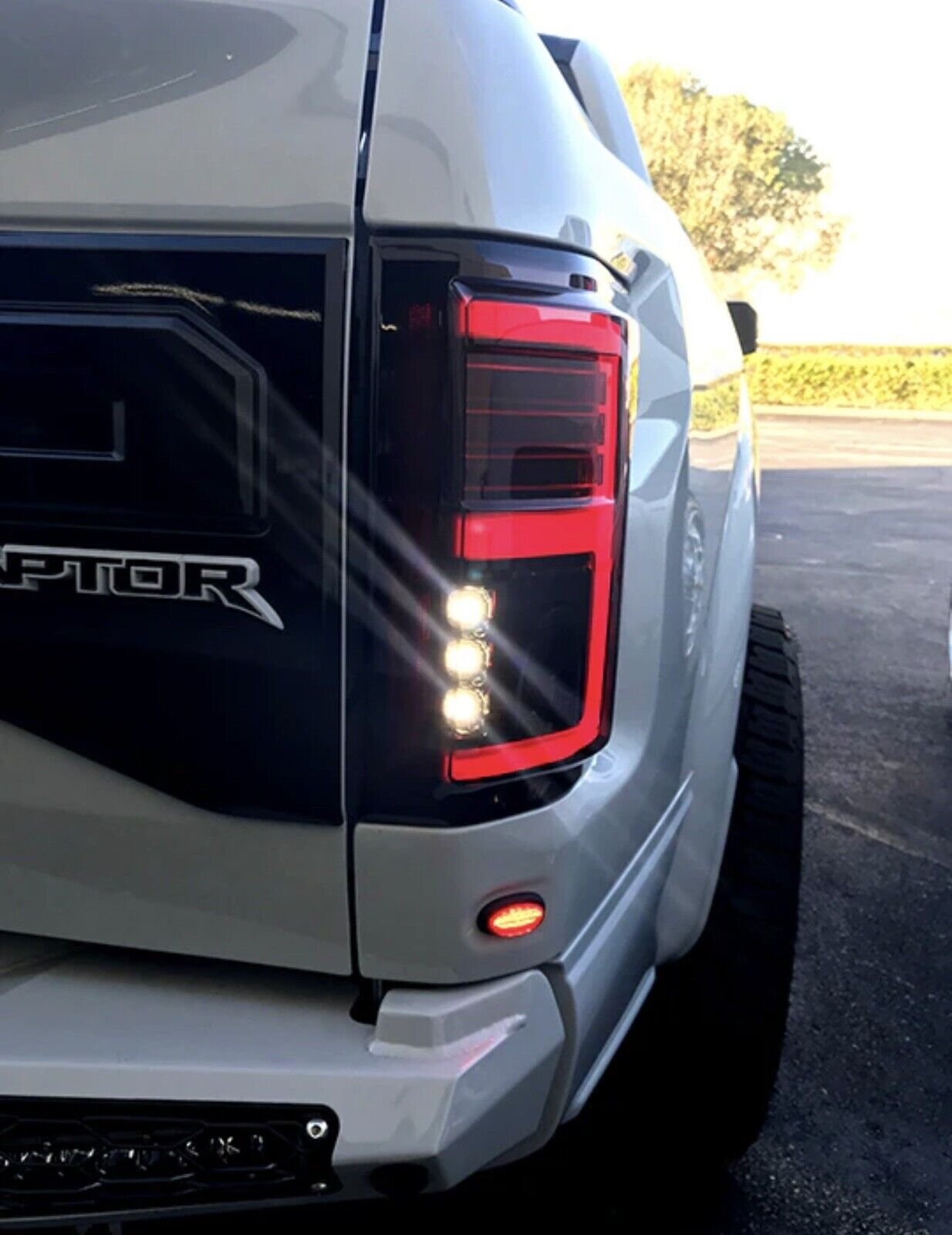 2015-2017 Recon 264268LEDBK Tail Lights Oled in for Ford F150/raptor Smoked - Image 6