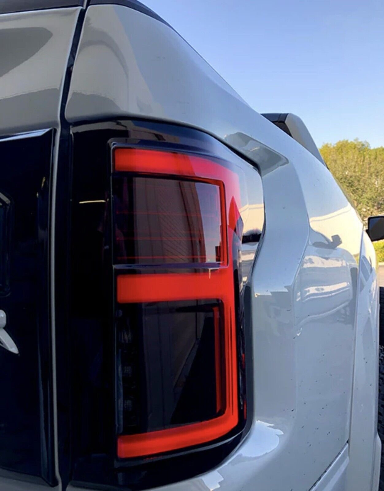 2015-2017 Recon 264268LEDBK Tail Lights Oled in for Ford F150/raptor Smoked - Image 2
