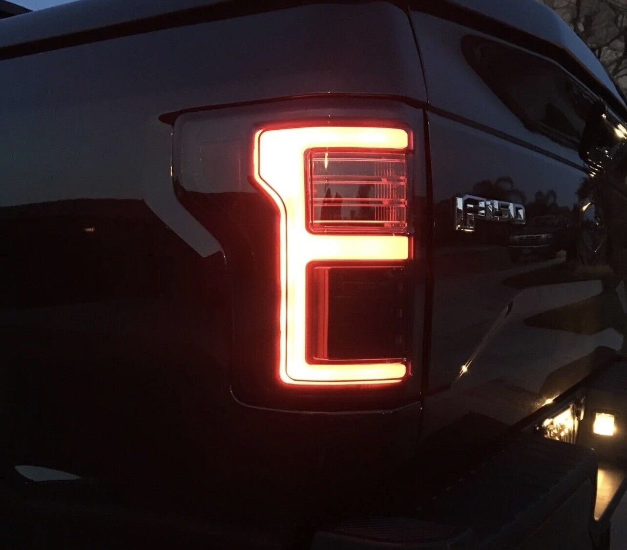 2015-2017 Recon 264268LEDBK Tail Lights Oled in for Ford F150/raptor Smoked - Image 7