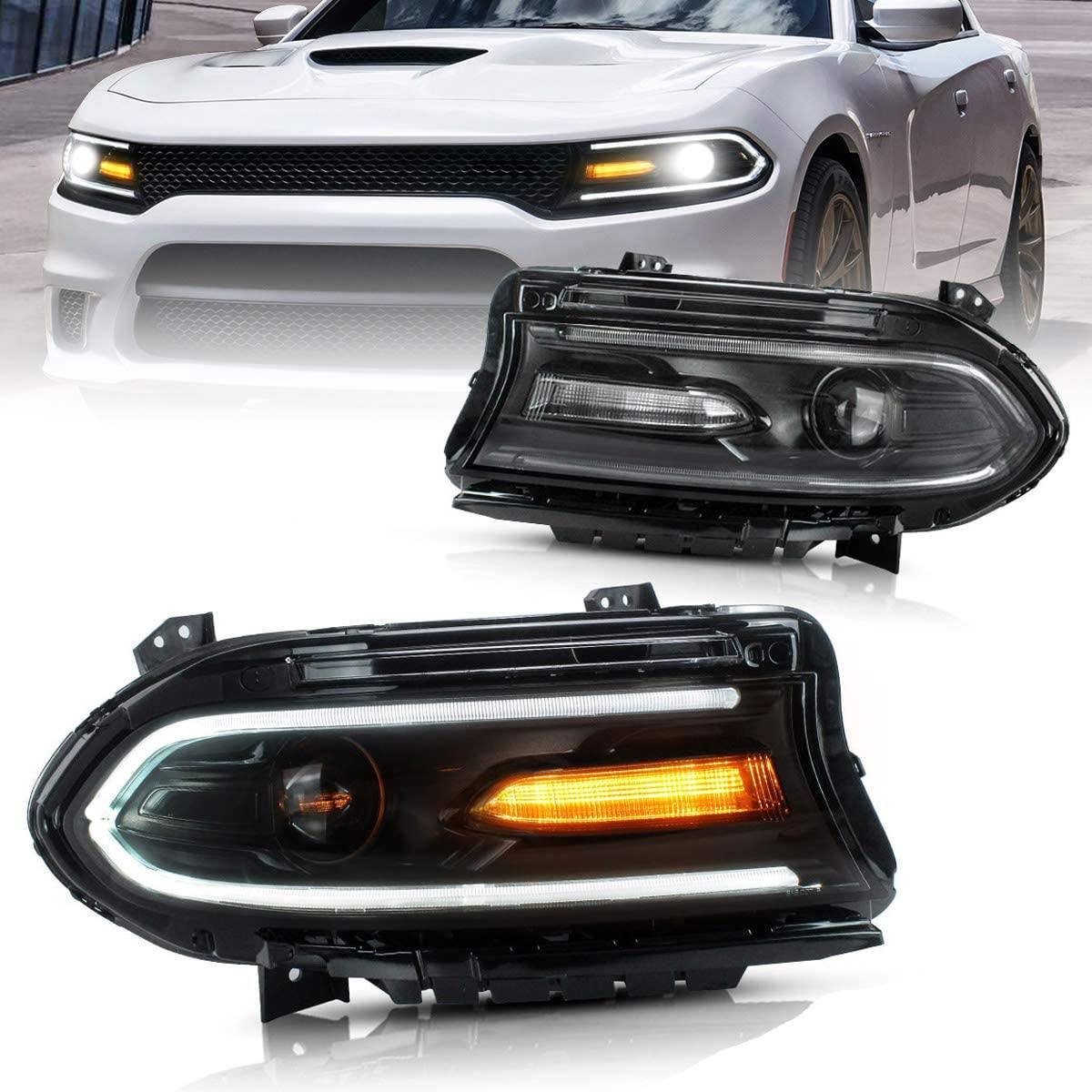 VLAND LED Headlights For Dodge Charger 2015-UP OEM Factory Front Lights Assembly - Image 3