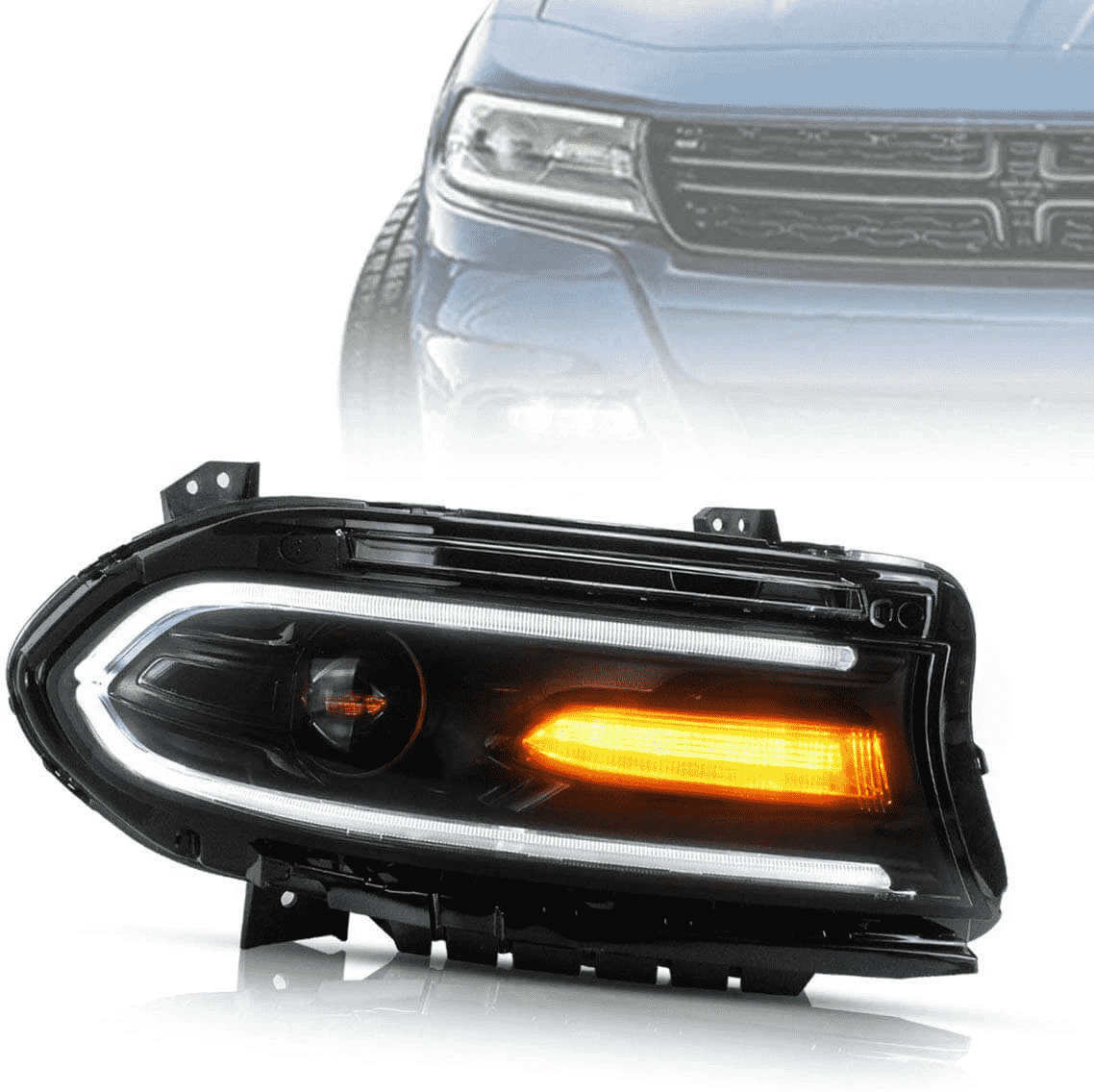 VLAND LED Headlights For Dodge Charger 2015-UP OEM Factory Front Lights Assembly - Image 18