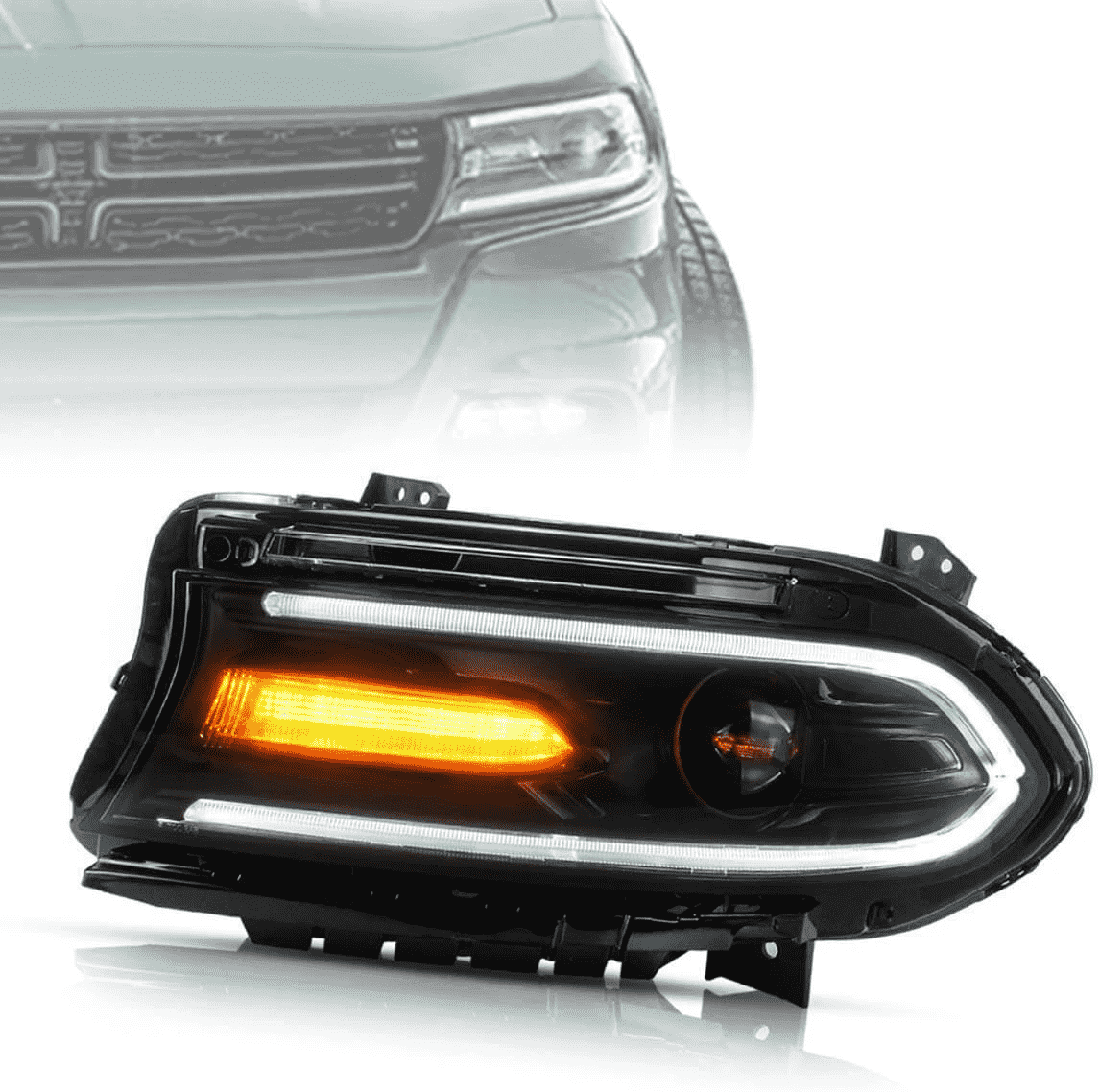 VLAND LED Headlights For Dodge Charger 2015-UP OEM Factory Front Lights Assembly - Image 19